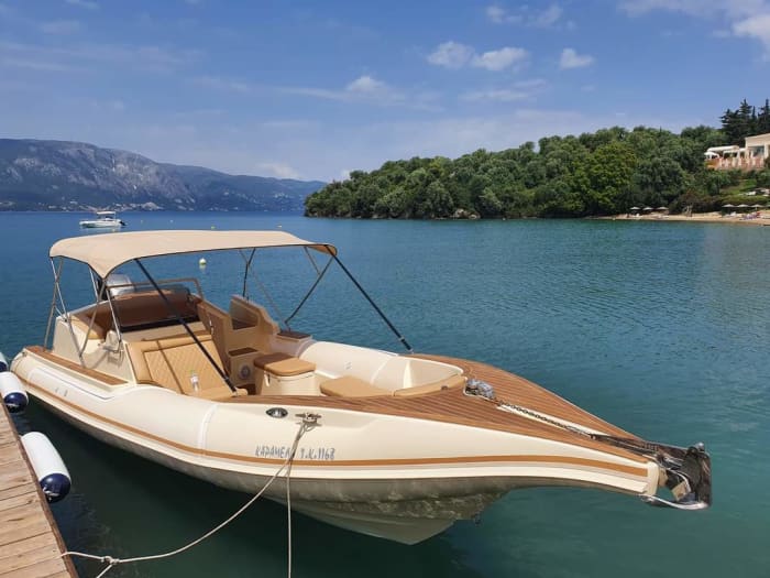 Explore Corfu by boat: A full day on the water aboard a motorboat