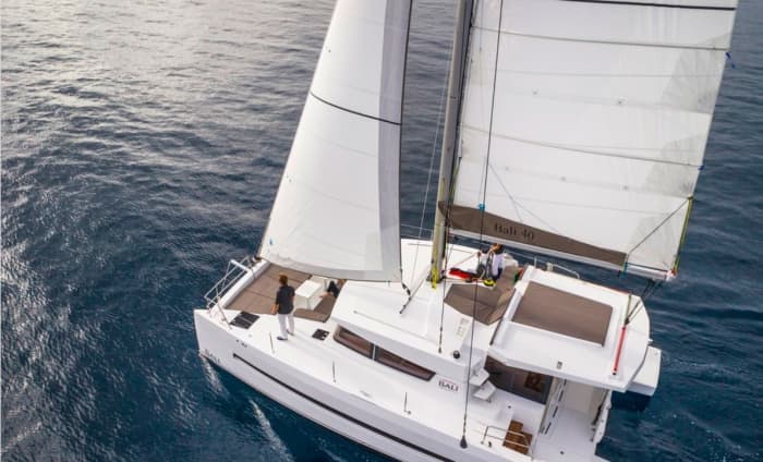 day at sea in Port-Vendres aboard a catamaran.