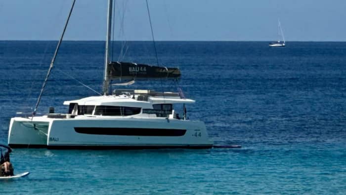 day at sea in Port-Vendres aboard a catamaran.