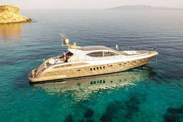 Croisière en yacht sur la côte sud de Mykonos