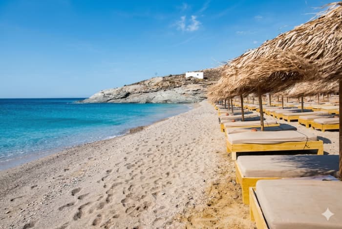Expérience des plages sud de Mykonos