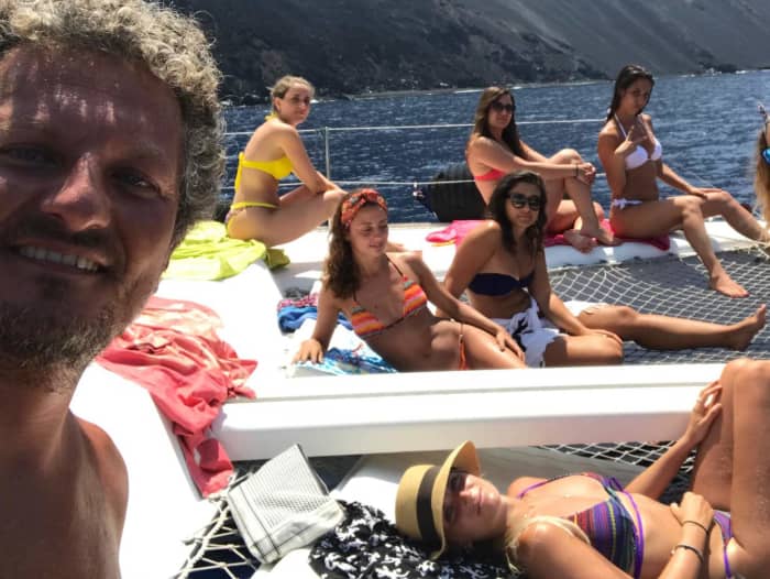 Catamaranexcursie naar de Eolische Eilanden vanuit Lipari