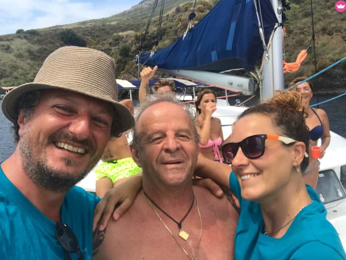 Catamaranexcursie naar de Eolische Eilanden vanuit Lipari