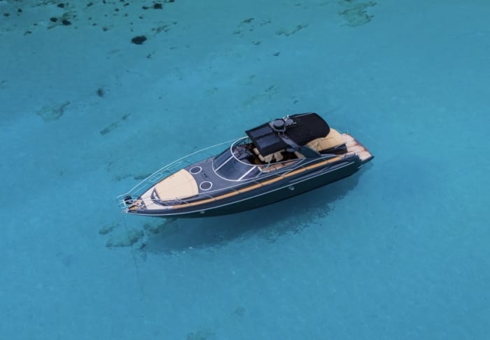 White, blue, and divine: A full day on a motorboat