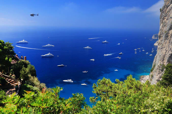 Private Boat Excursion Around Capri & Nerano