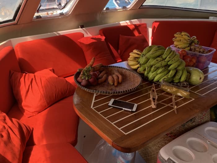 Catamaran huren voor een hele dag in Nosy Be