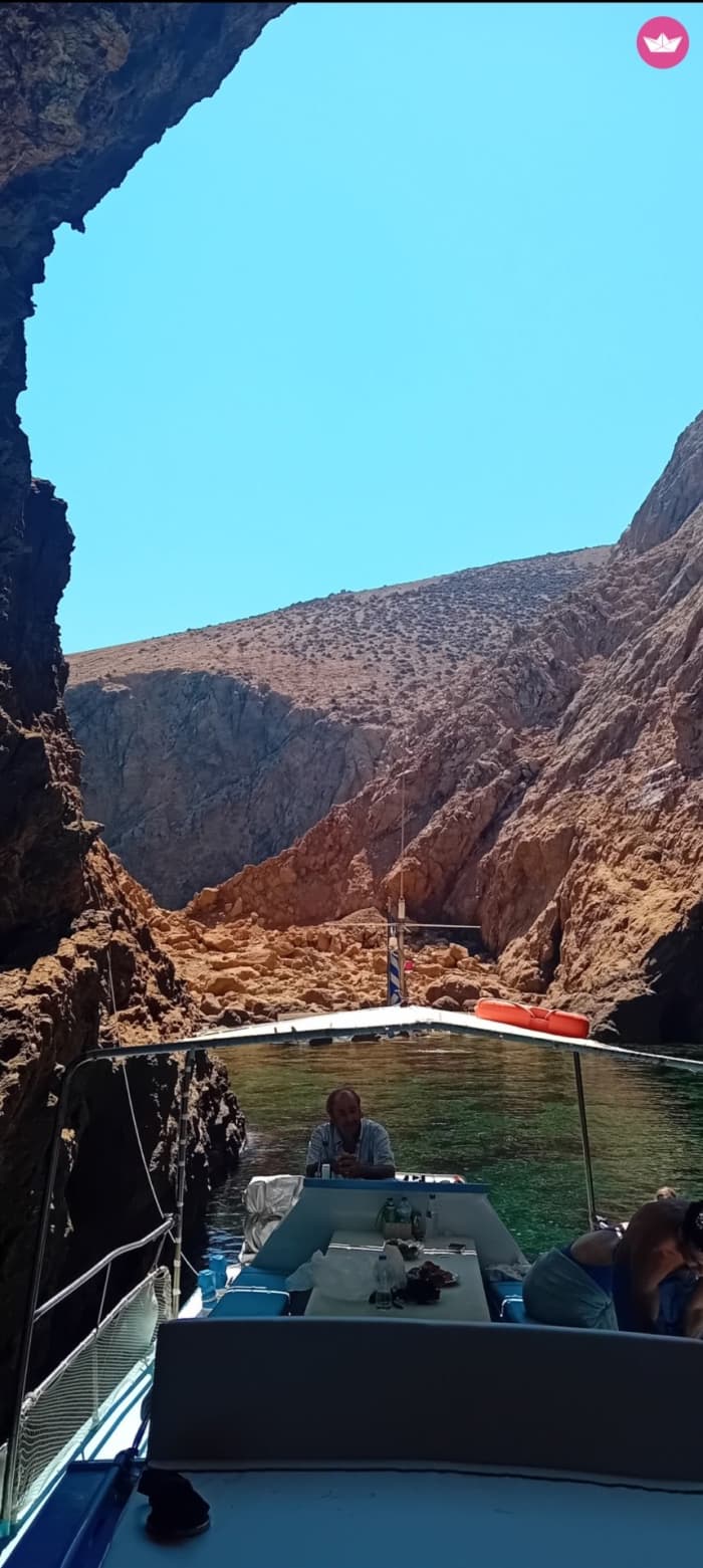 Ultimate Mykonos South Coast Cruise: Full-Day Tour from Ornos with Custom Swim Stops