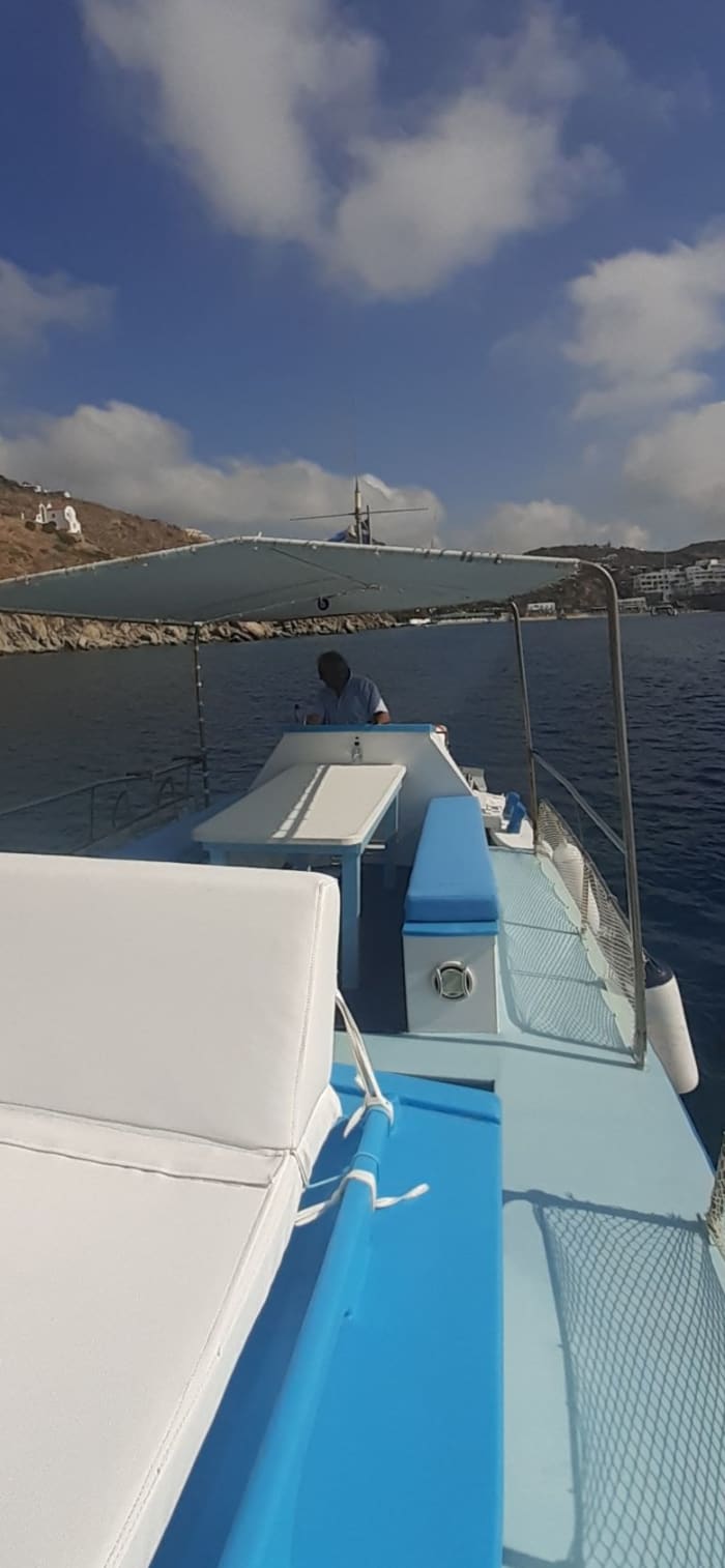 Mykonos South Coast Half-Day Cruise: Custom Swim Stops from Ornos to Elia