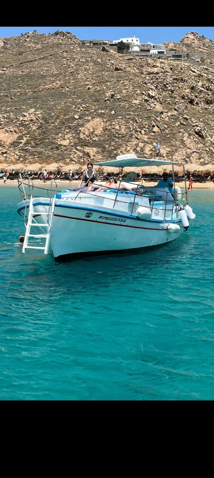 Ultimate Mykonos South Coast Cruise: Full-Day Tour from Ornos with Custom Swim Stops