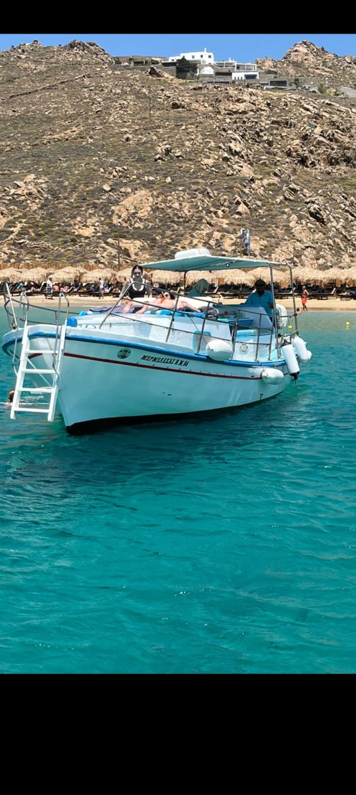 Mykonos South Coast Half-Day Cruise: Custom Swim Stops from Ornos to Elia