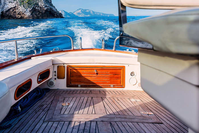 Amalfi Coast Escape: Private Motorboat Cruise from Positano