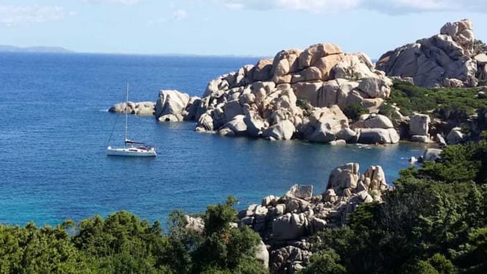 Explore Santo Stefano al Mare and enjoy a full day of sailing on a sailboat