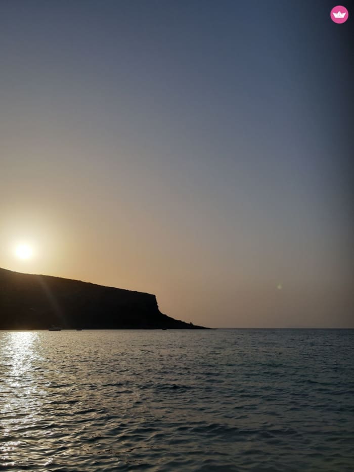 Kissamos : coucher de soleil avec arrêt Gramvoussa et Balos