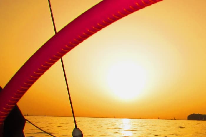 Half-day sailing experience on a sailboat in Santorini