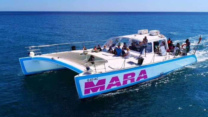 Ganztägiges Segelerlebnis auf einem Katamaran in Albufeira