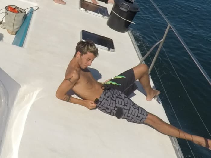 Ganztägiges Segelerlebnis auf einem Katamaran in Albufeira