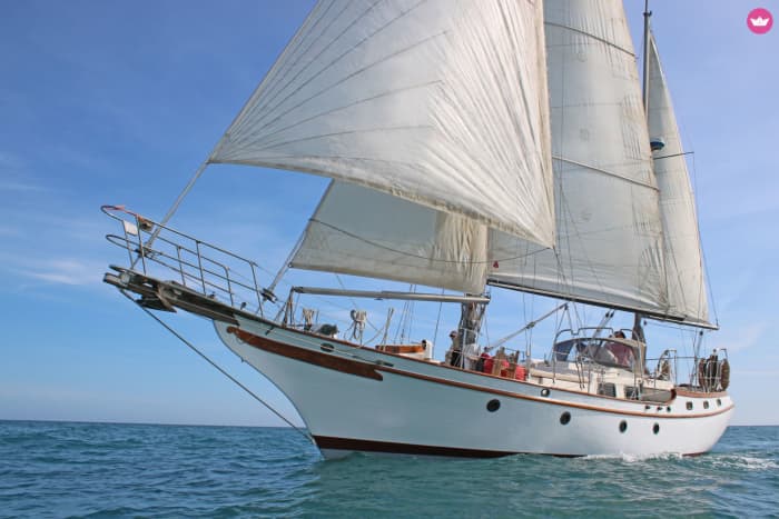 Excursión de medio día en velero con salida desde Carnon (barco privado con patrón)