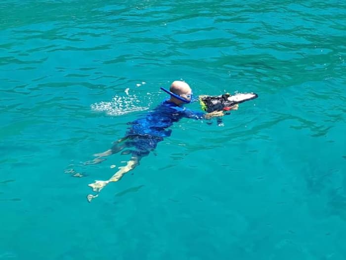 Hidden Caves and Bays with underwater scooters
