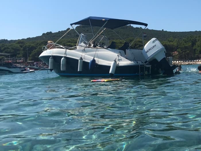 Enjoy the sun on a boat trip in Split