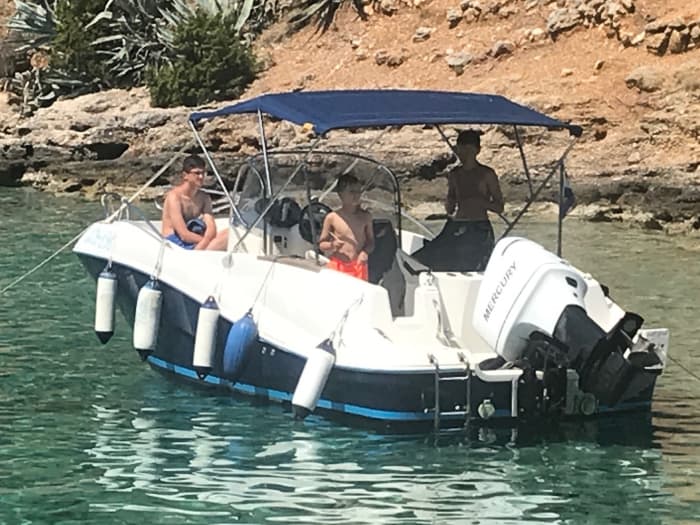 Enjoy the sun on a boat trip in Split