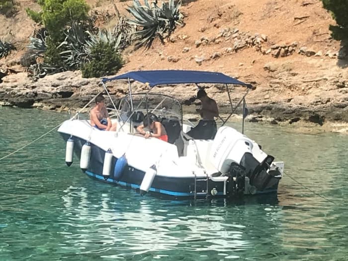 Enjoy the sun on a boat trip in Split