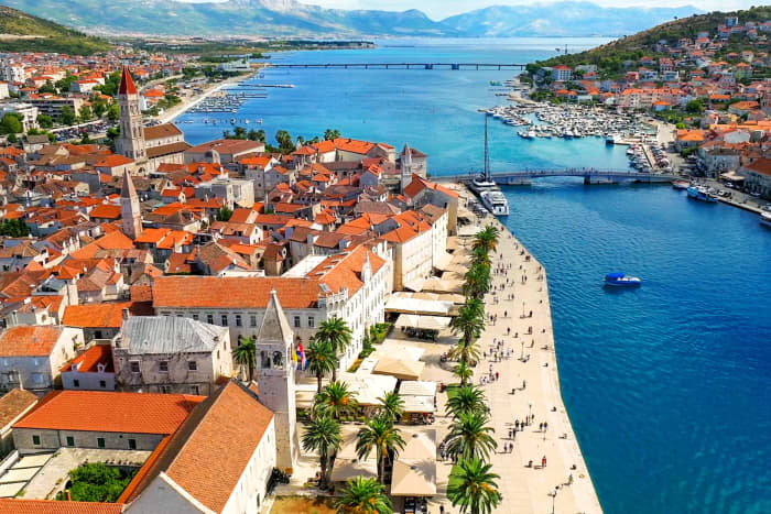 Blue Lagoon & Trogir privé speedboottocht van een halve dag vanuit Split