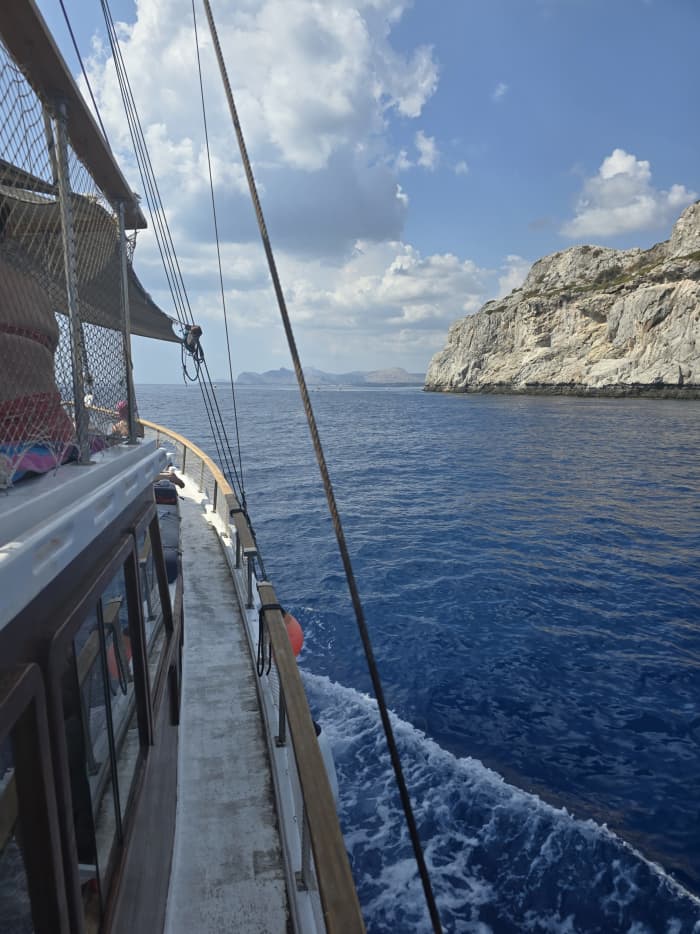 Unrivaled Rhodes views: A world-class day on a gulet