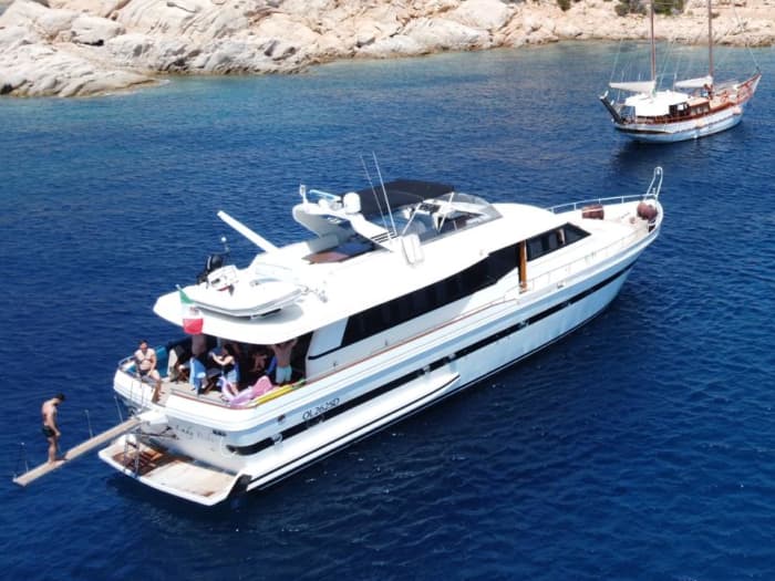 Une journée à bord d'un yacht de luxe autour de l'archipel de La Maddalena