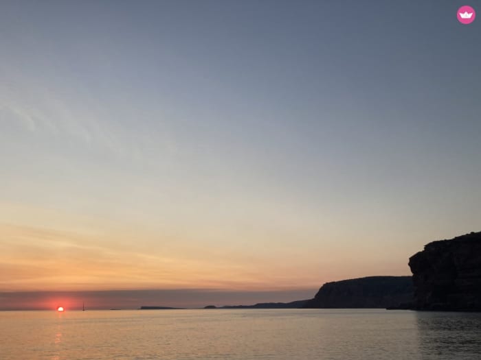 Golden Hour at Sea: Sunset Sailing from Port Olímpic