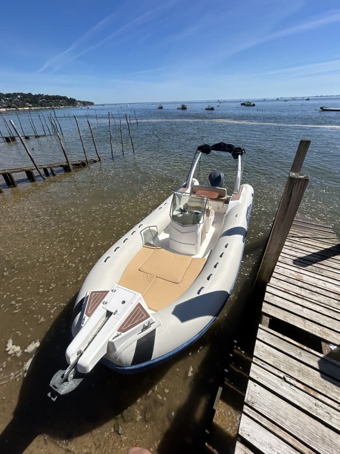 4 horas de sol alrededor de Lège-Cap-Ferret en lancha motora
