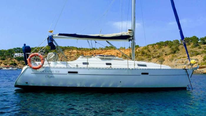 8-uur durende zeiltocht rond Ibiza en Formentera