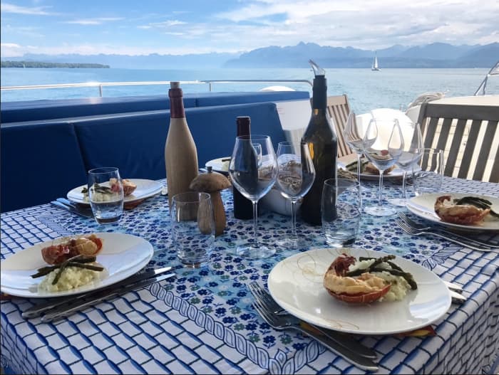Verken Genève en geniet van een hele dag zeilen op een catamaran.