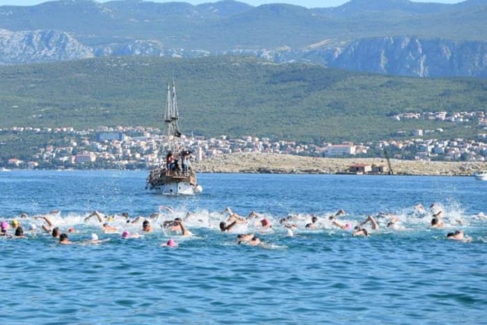 One day in Crikvenica on a motorboat