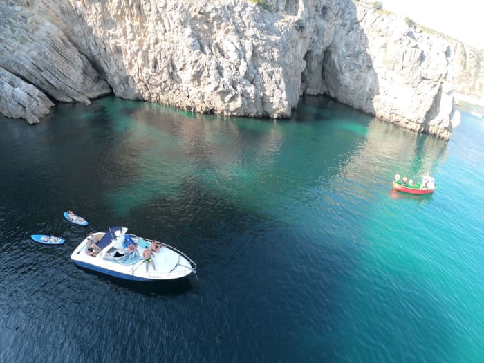 Ein Tag in Sesimbra mit einem Motorboot