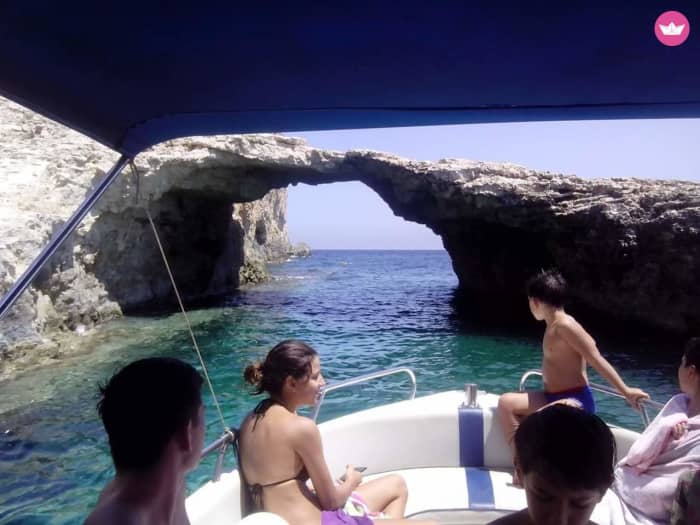 4 uur durende privé speedbootavontuur naar de Comino Blue Lagoon, vertrek vanuit Sliema St. Julian's
