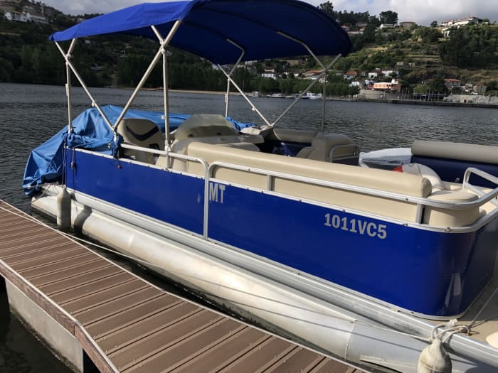 Sailing on the Paiva River with a visit to “Ilha dos Amores” (Lovers' Island).