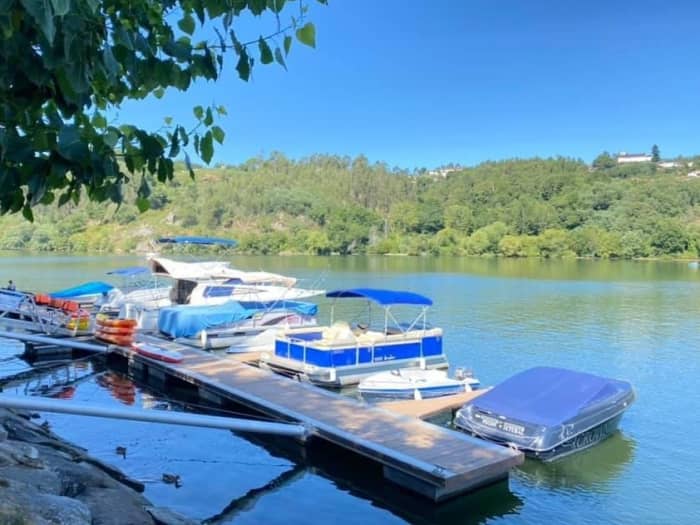 Sailing on the Paiva River with a visit to “Ilha dos Amores” (Lovers' Island).