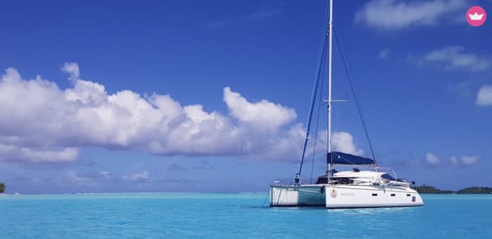 Catamaranexcursie in Bora Bora