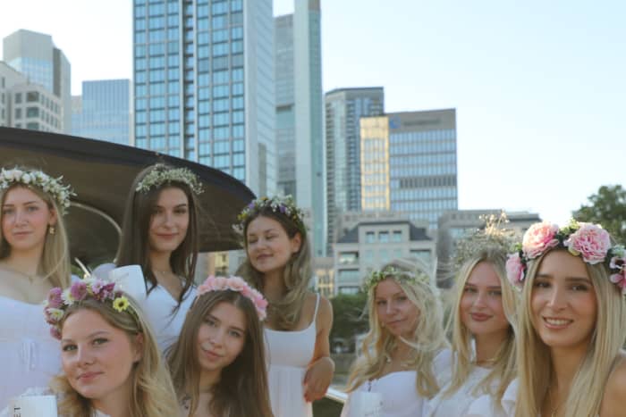 Birthday party on a yacht in Frankfurt with skyline view - 2 hours