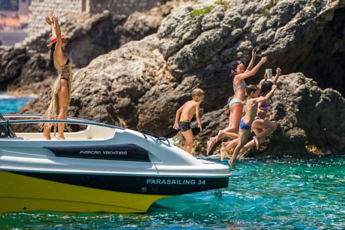 Adriatische Rush: een dag lang speedbootavontuur vanuit Dubrovnik
