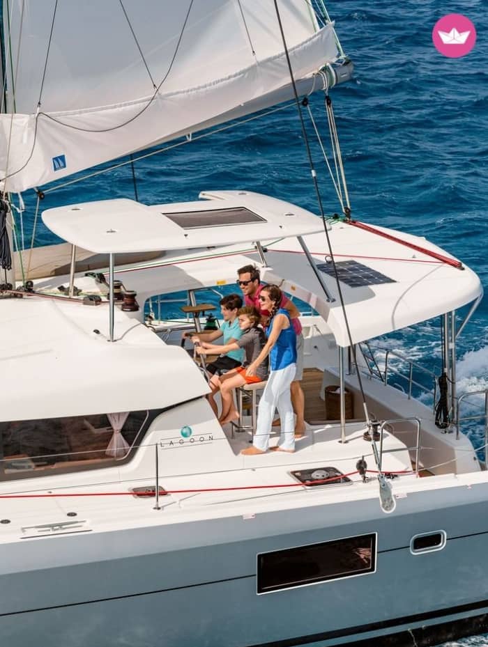 Paros Half Day Cruise aboard Lagoon 420