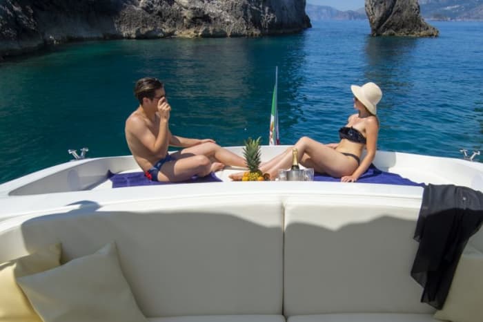 Romantic Sunset Vibes from Positano on the Amalfi Coast by Private Boat Tour