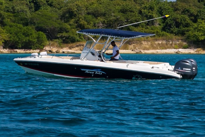 Motorboot huren voor een hele dag in Cartagena