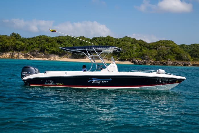 Motorboot huren voor een hele dag in Cartagena