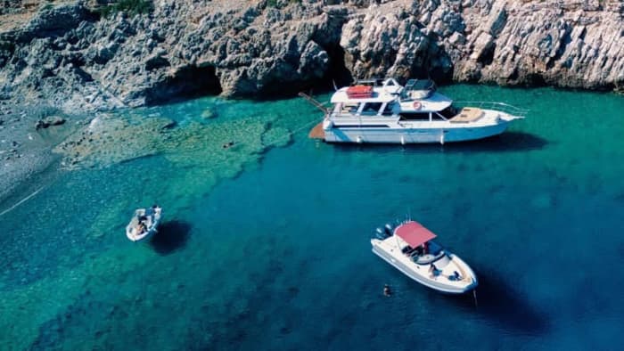 Aventure de plongée en apnée et criques cachées de Kolymbari