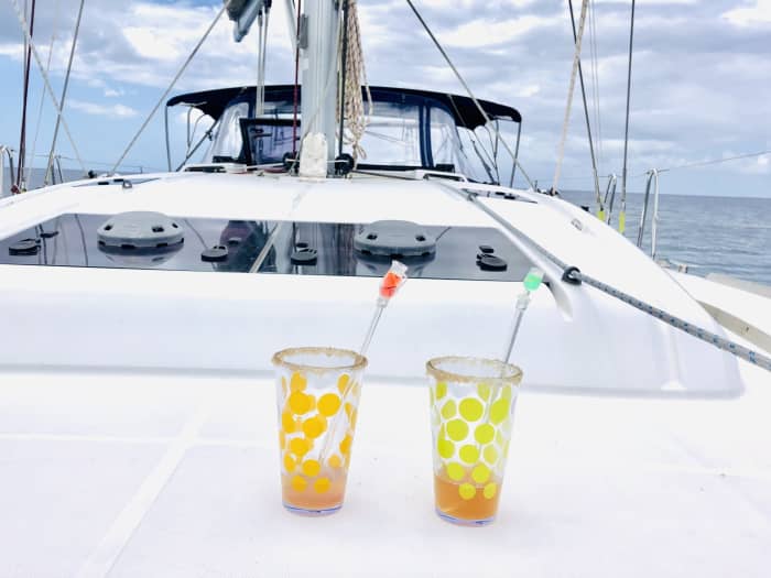 Enjoy a day at sea in Le Marin on a sailboat