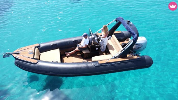 Mykonos vanaf zee: Halve dagtocht langs de zuidkust