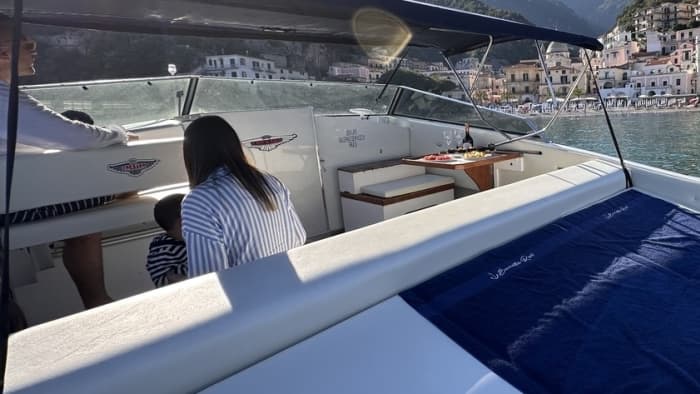 3h30 of sunshine around Salerno in a motorboat