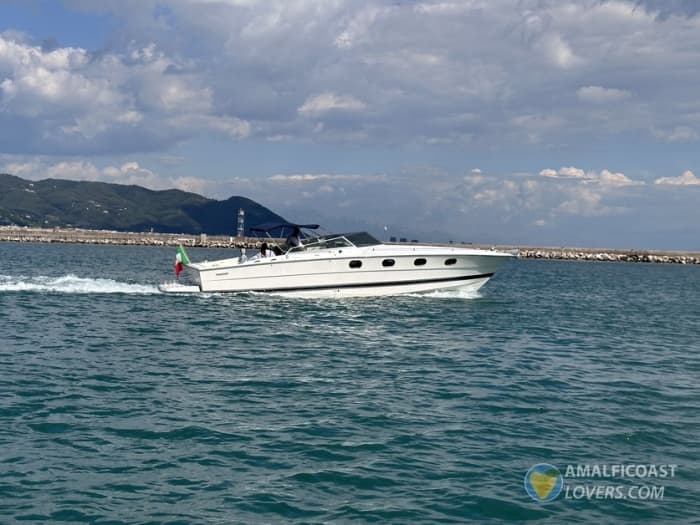 3h30 of sunshine around Salerno in a motorboat