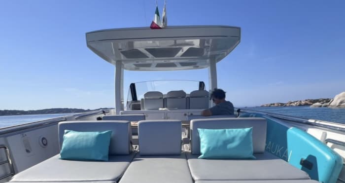 Exclusive Fjord 44 Open Experience in Costa Smeralda